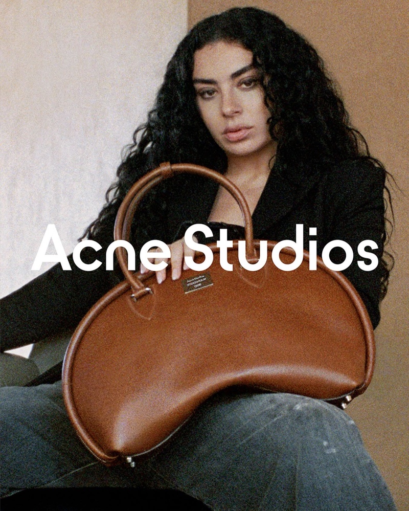 Charli XCX stars in Acne Studios' spring 2025 campaign.