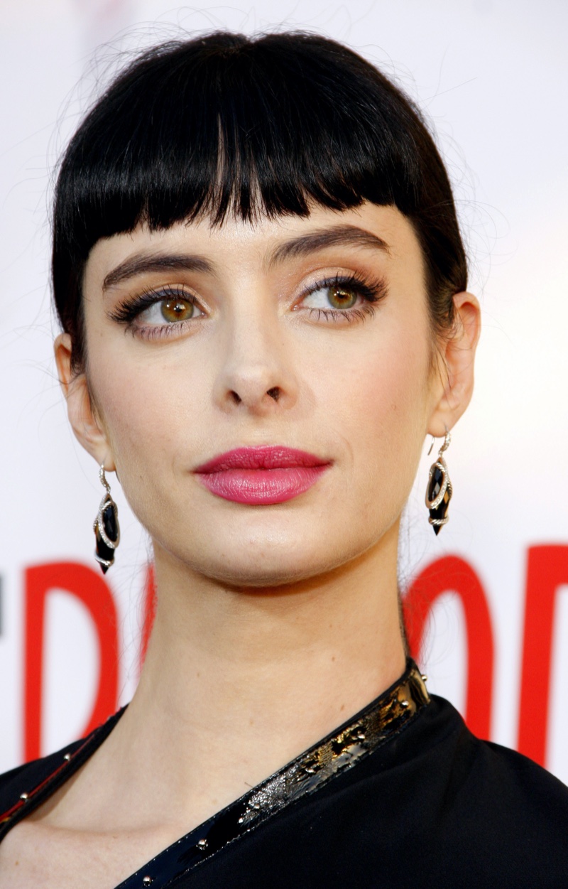 Choppy Blunt Bangs Krysten Ritter