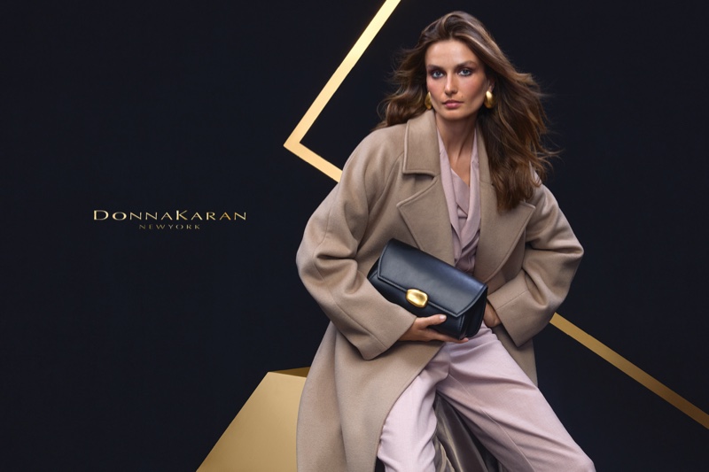 Donna Karan embraces neutral hues for its winter 2024 campaign.