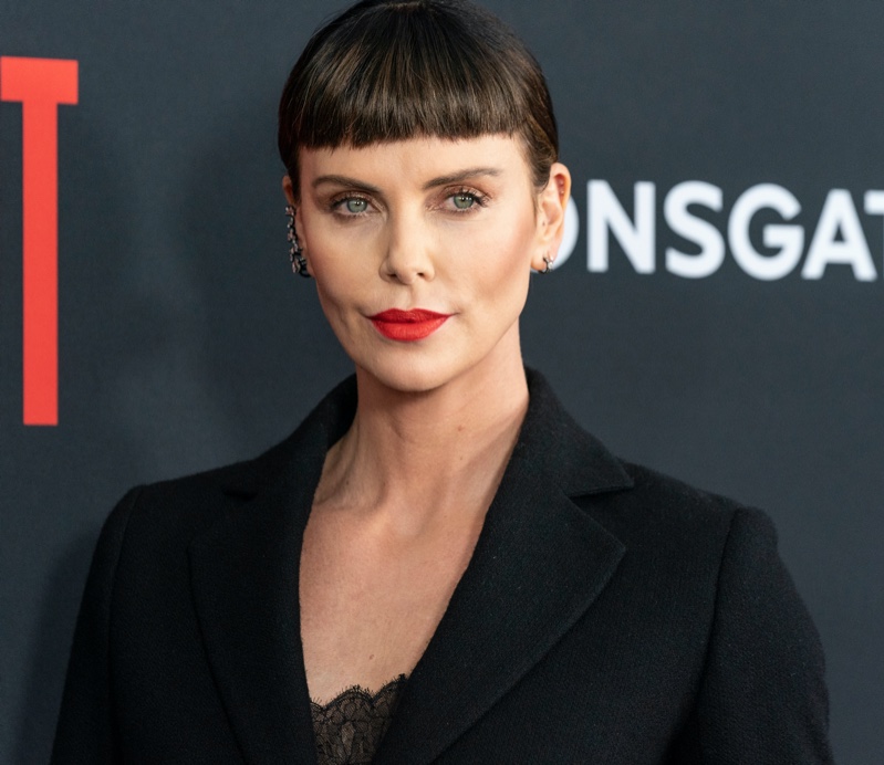 Micro Bangs Charlize Theron