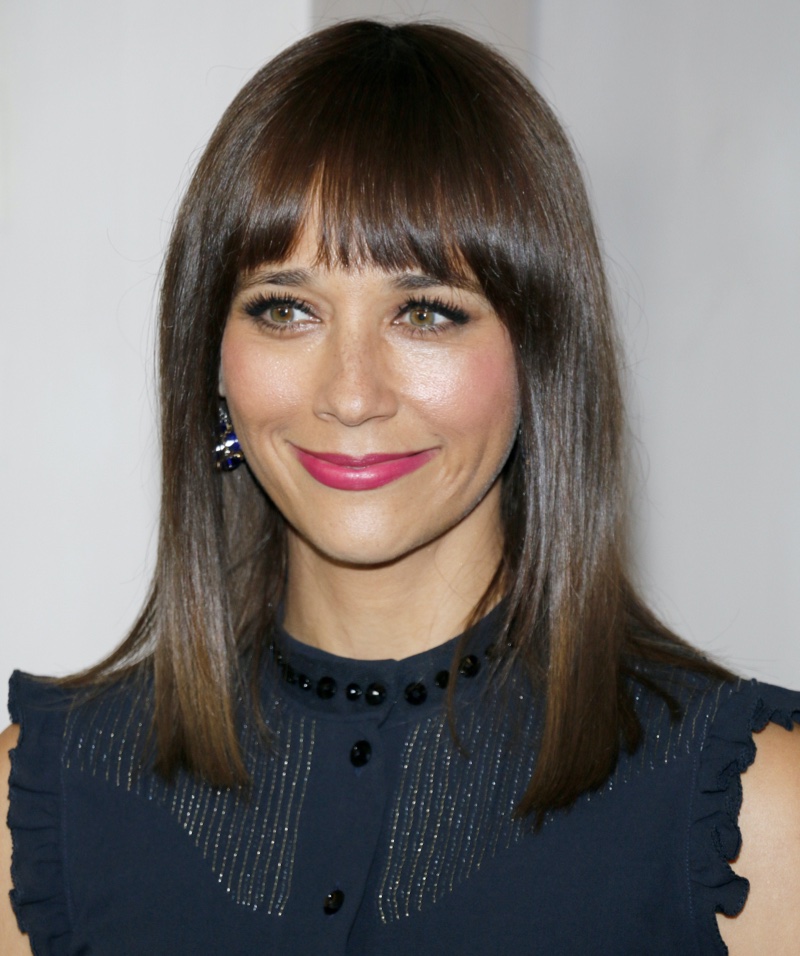 Soft Blunt Fringe Rashida Jones