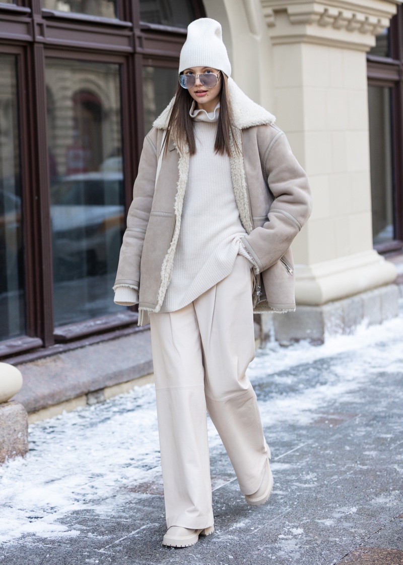 Winter Athleisure Beanie Outfit