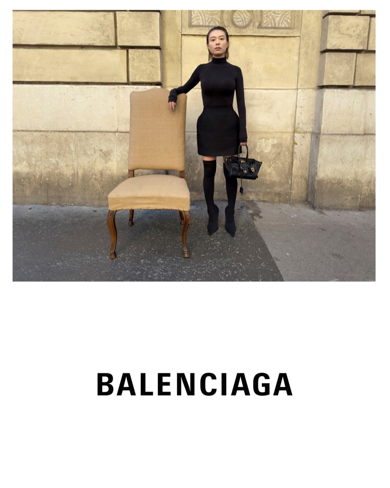 Olympic shooter medalist Kim Ye-Ji fronts recent Balenciaga ad.