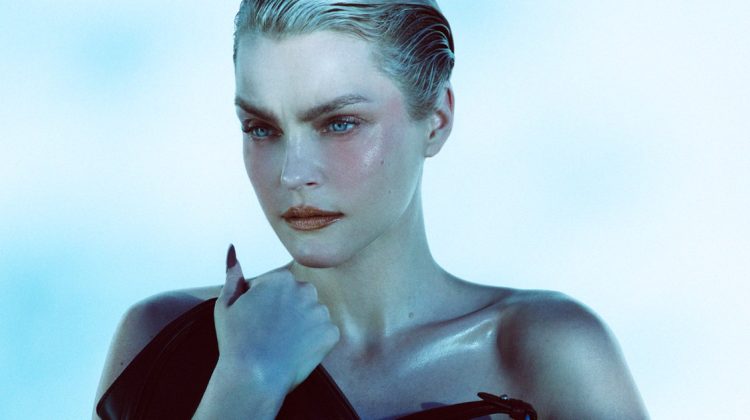 Jessica Stam Wows in Gucci for Harper’s Bazaar Turkey