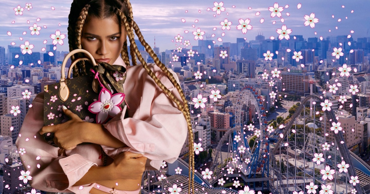 Zendaya Blooms in New Louis Vuitton x Murakami Ad