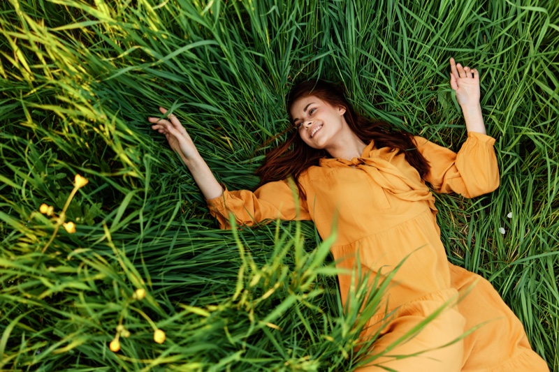 Lying Down Pose