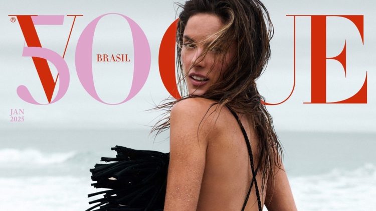 Alessandra Ambrosio Hits the Beach for Vogue Brazil Cover