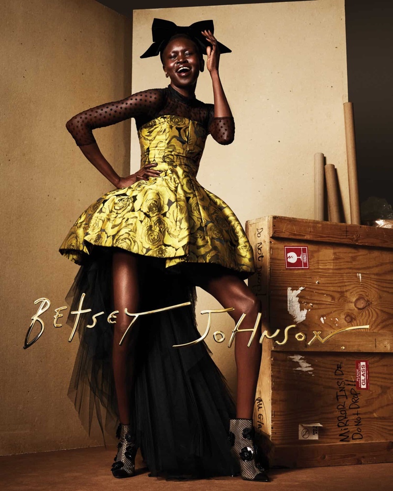 Alek Wek Betsey Johnson Spring 2025 Ad