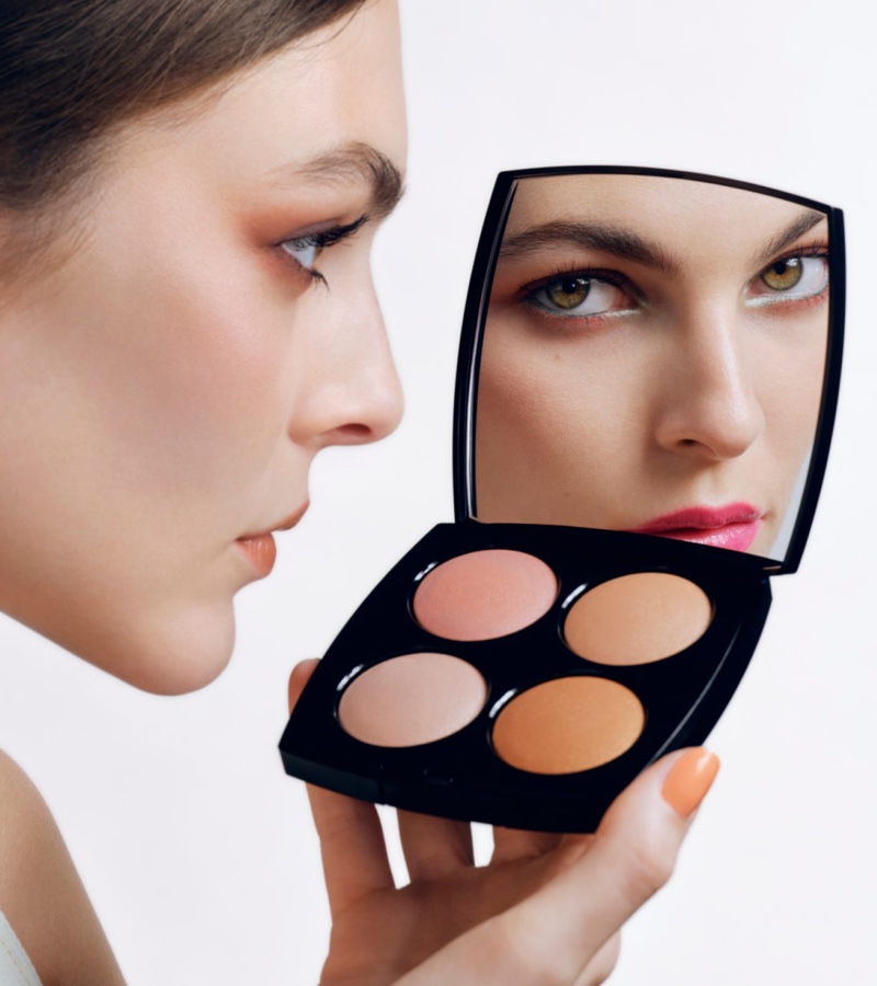 Vittoria Ceretti fronts Chanel Makeup's spring 2025 collection.