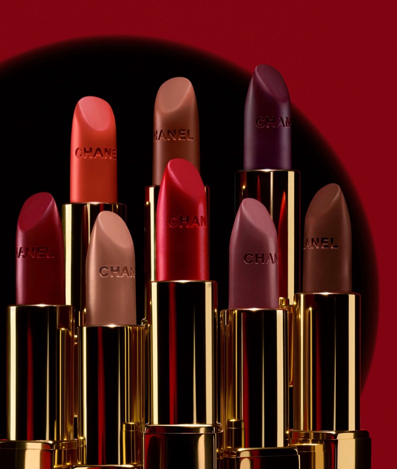 The Chanel Rouge Allure Velvet Les Perles limited edition collection is available in 8 shades.