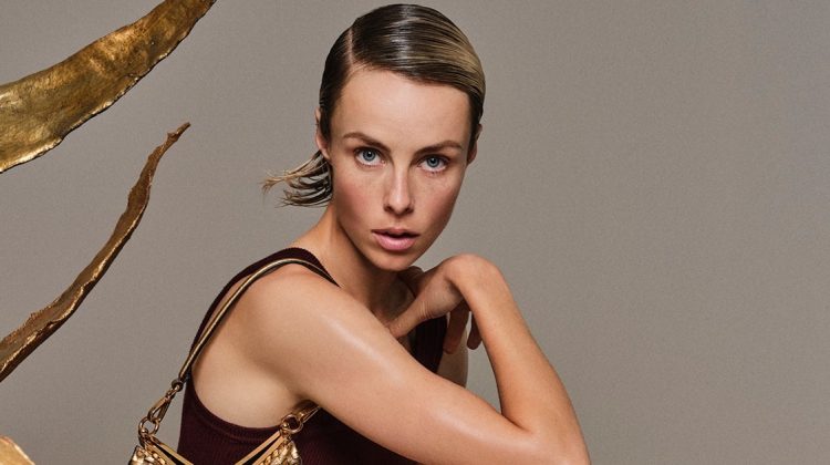 Edie Campbell Strikes a Pose with Etro’s Vela Bag