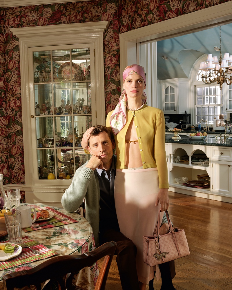 George Barnett and Pixie Geldof front Gucci's 2025 Valentine's Day campaign.