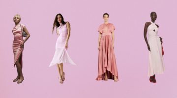 Light Pink High Neck Dresses Featured