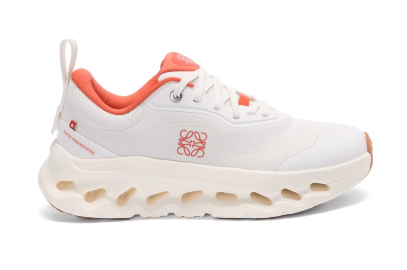 Loewe x On Cloudtilt 2.0 Sneaker in White/Orange $550