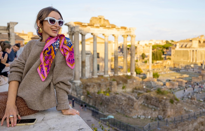 Rome Stylish Woman