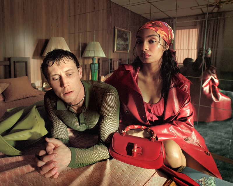 George MacKay and Yara Shahidi front Gucci spring-summer 2025 campaign.