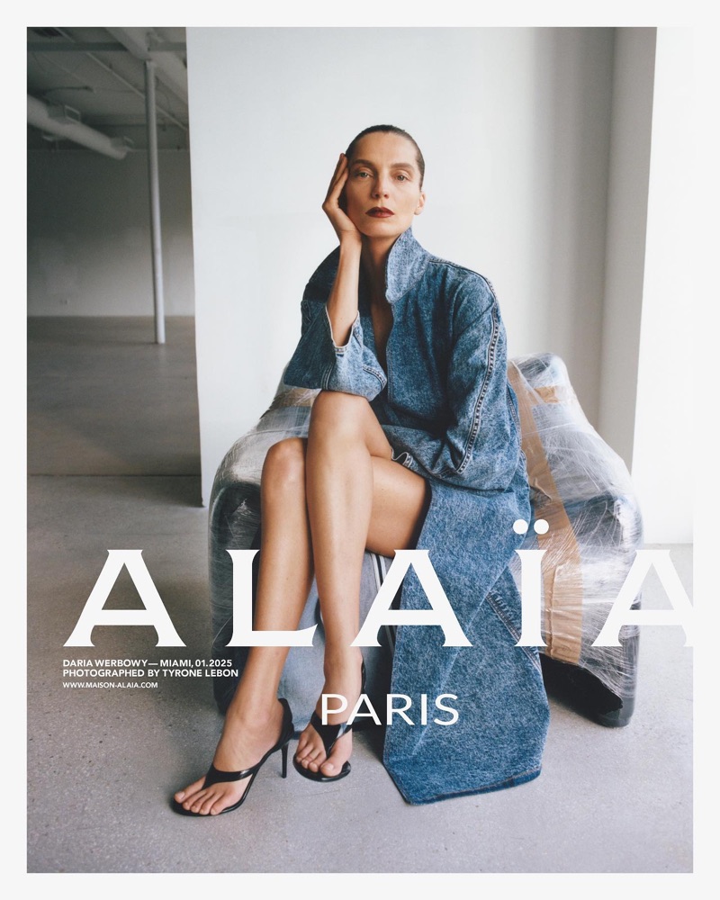 Alaïa Denim Style Spring 2025