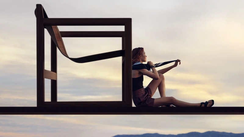 Hermès debuts "the endless line" spring-summer 2025 campaign.