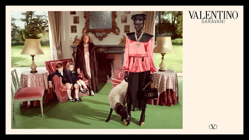 Valentino debuts Pavillon Des Folies spring-summer 2025 campaign.