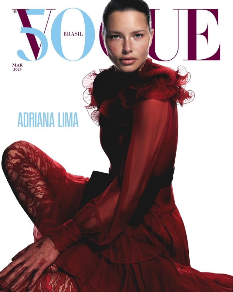 Adriana Lima Stuns on Vogue Brazil March 2025 Cover