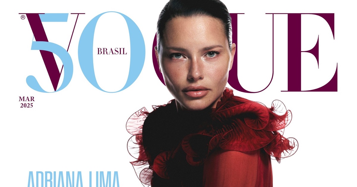 Adriana Lima Stuns on Vogue Brazil March 2025 Cover