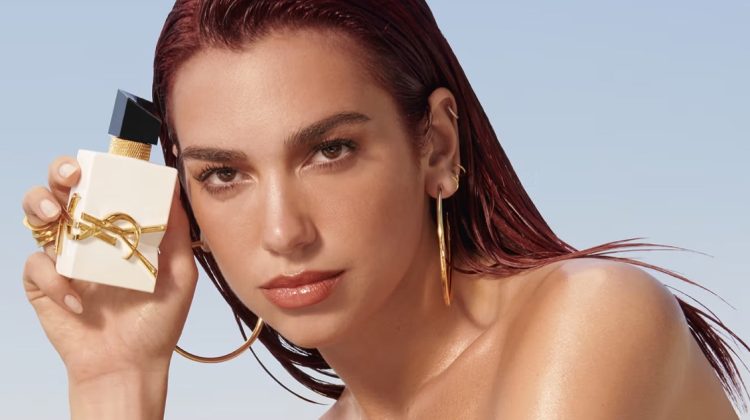 Dua Lipa Stuns in YSL Libre L’Eau Nue Perfume Ad