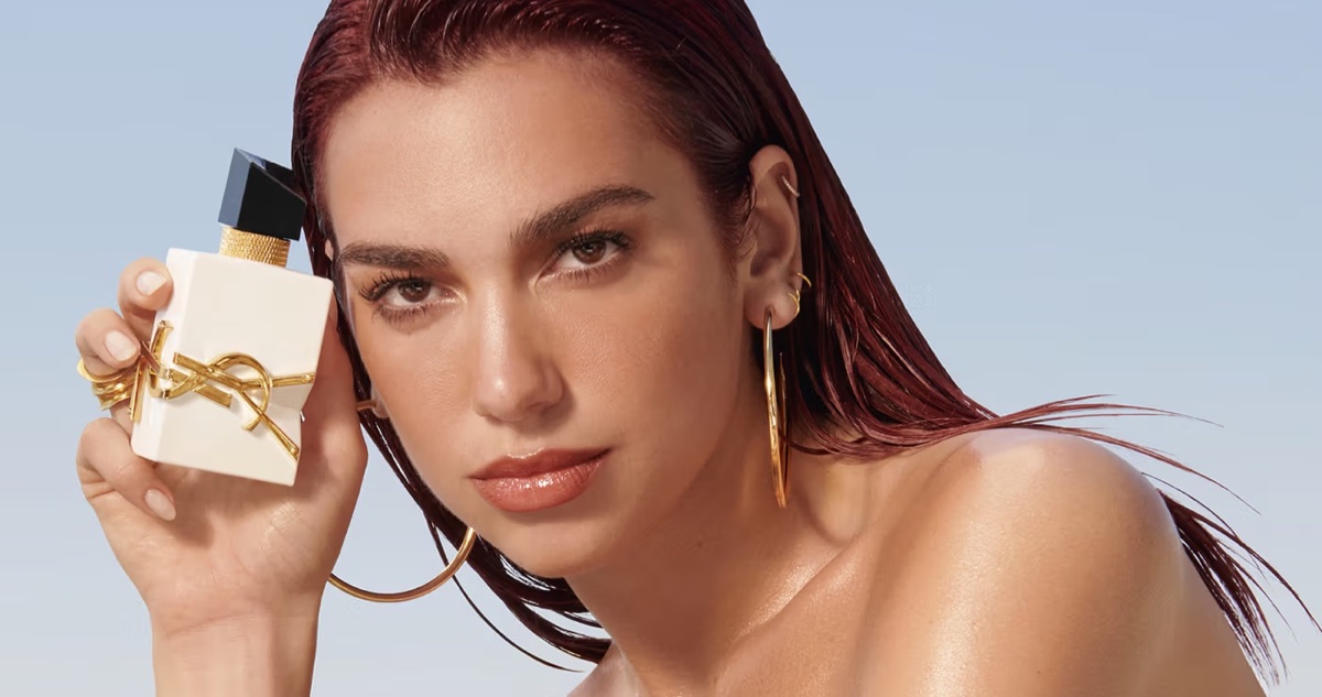 Dua Lipa Stuns in YSL Libre L’Eau Nue Perfume Ad