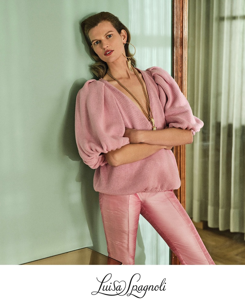 Pink Outfit Luisa Spagnoli Spring 2025