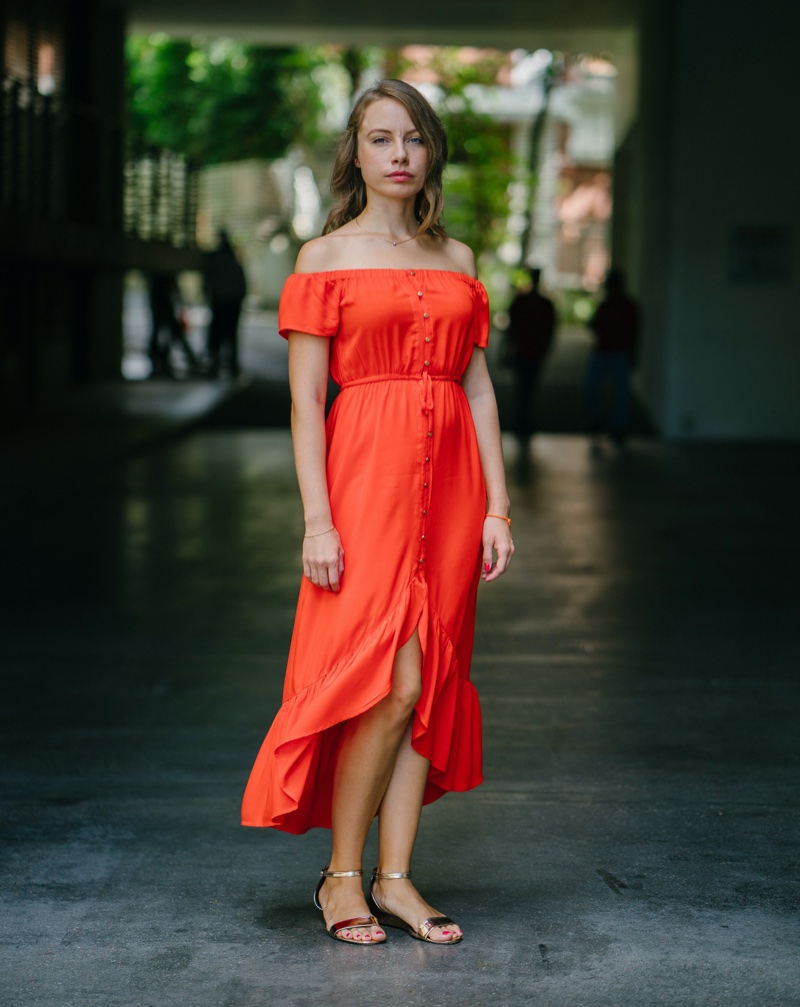 Orange Dress