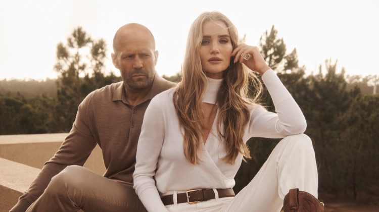 Rosie Huntington-Whiteley & Jason Statham Couple Up for Falconeri