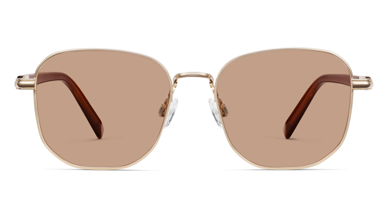 Warby Parker Mars Sunglasses in Polished Gold $145