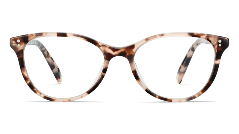 Warby Parker Nadia Glasses in Opal Tortoise $95