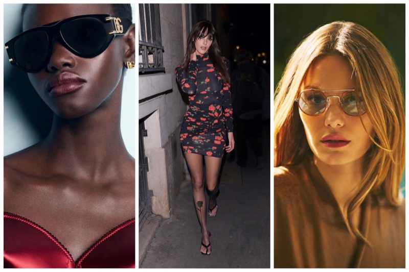 Week in Review: Dolce & Gabbana spring 2025 eyewear campaign, H&M x Magda Butrym collaboration, and Camille Rowe for Oliver Peoples' spring 2025 campaign.