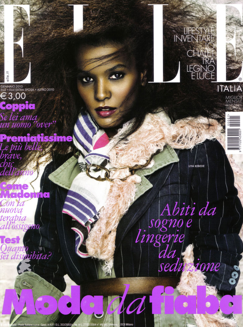 Elle Italia January 2010 | Liya Kebede by Alexei Hay