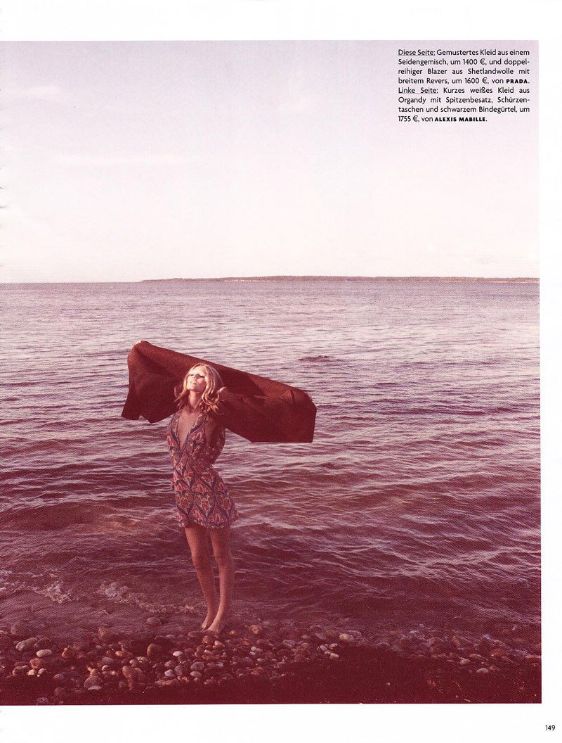 Vogue Germany January | Toni Garrn by Camilla Akrans