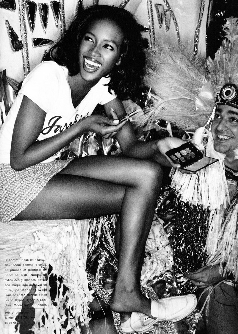 The Supermodel Experience | Naomi Campbell by Mario Testino for Glamour France July 1994