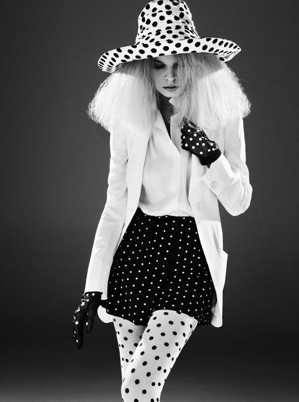 Melodie Dagault by Kai Z Feng in Polka Dots | Lula Spring 2010