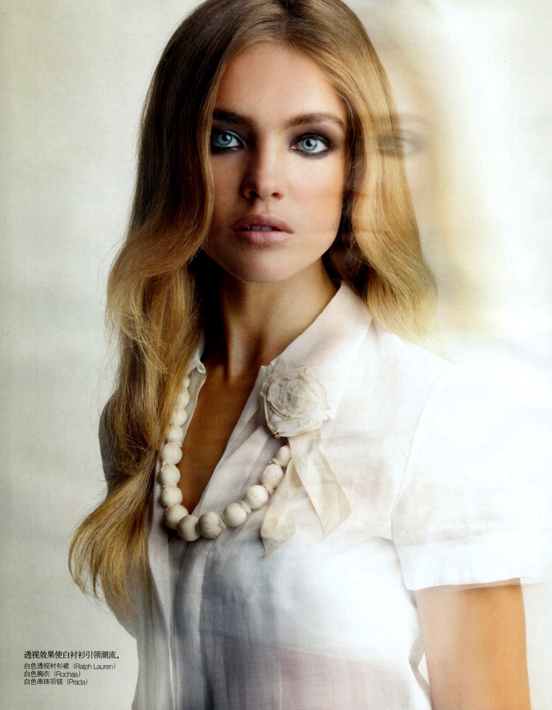 Natalia Vodianova by Patrick Demarchelier in Dream Girl | Vogue China May 2010