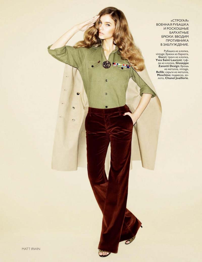 Barbara Palvin by Matt Irwin for Vogue Russia July 2010