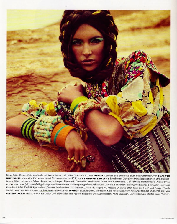 Jacquelyn Jablonski by Sebastian Kim for Vogue Germany July 2010