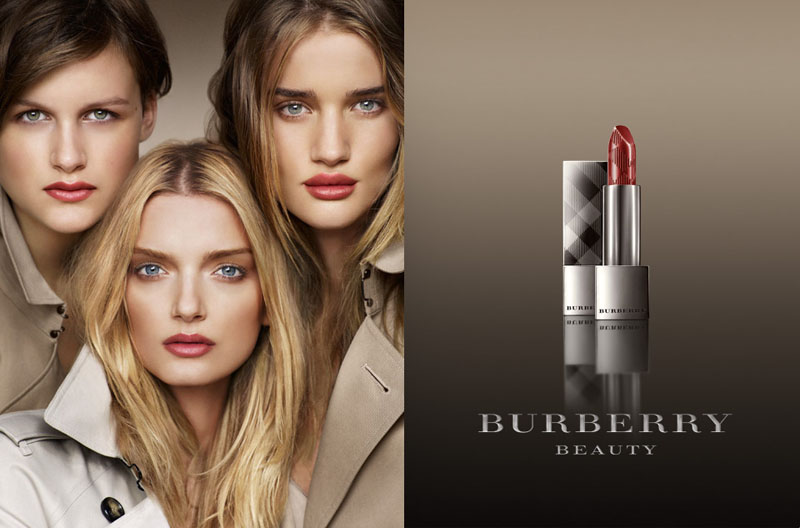 Burberry Beauty 2010 Campaign | Rosie, Nina & Lily by Mario Testino