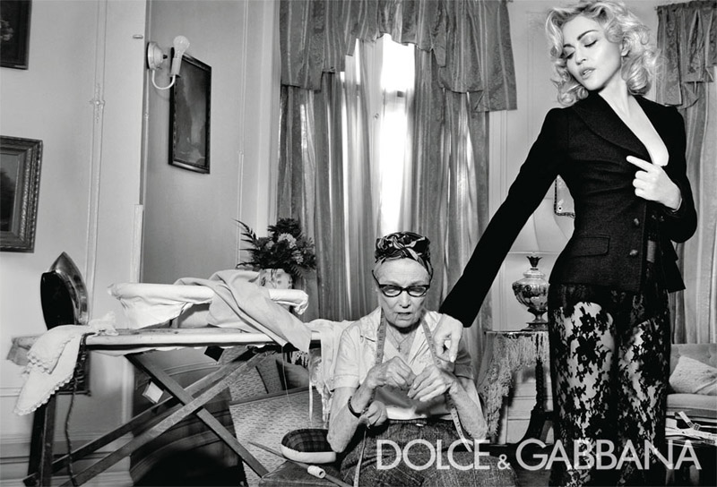 Dolce & Gabbana Fall 2010 Campaign | Madonna by Steven Klein