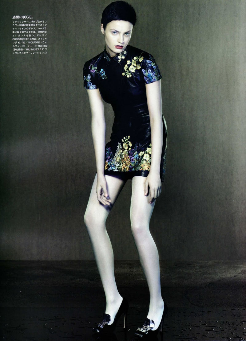 Anna Jagodzinska by Mark Segal in A Thrilling Desire | Vogue Nippon September 2010