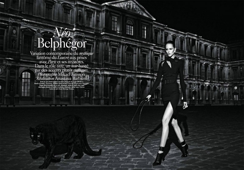 Freja Beha Erichsen by Mikael Jansson for Vogue Paris September 2010