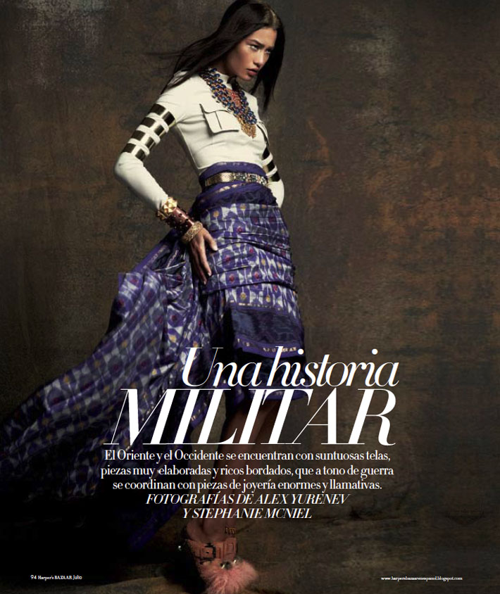Juliana Imai by Yurenev & McNiel for Harper's Bazaar en Español