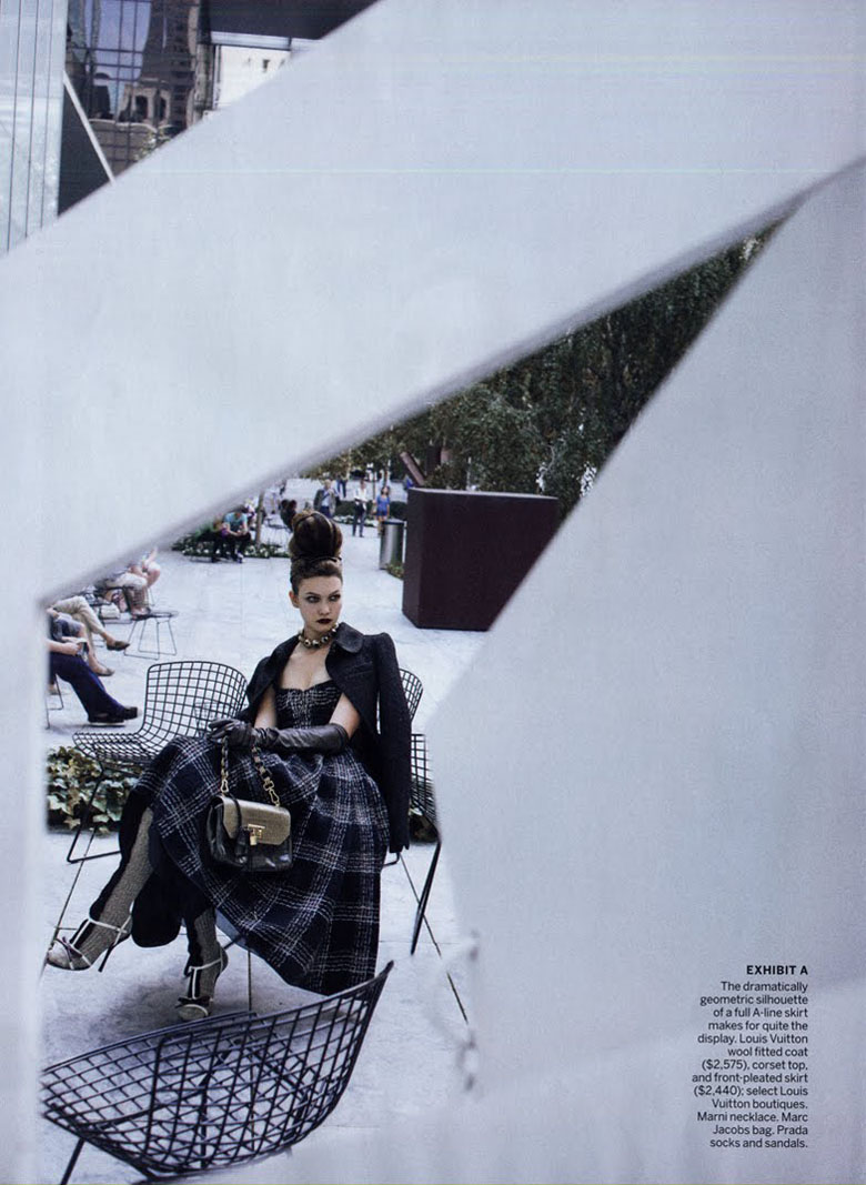 Karlie Kloss by Peter Lindbergh for Vogue US September 2010