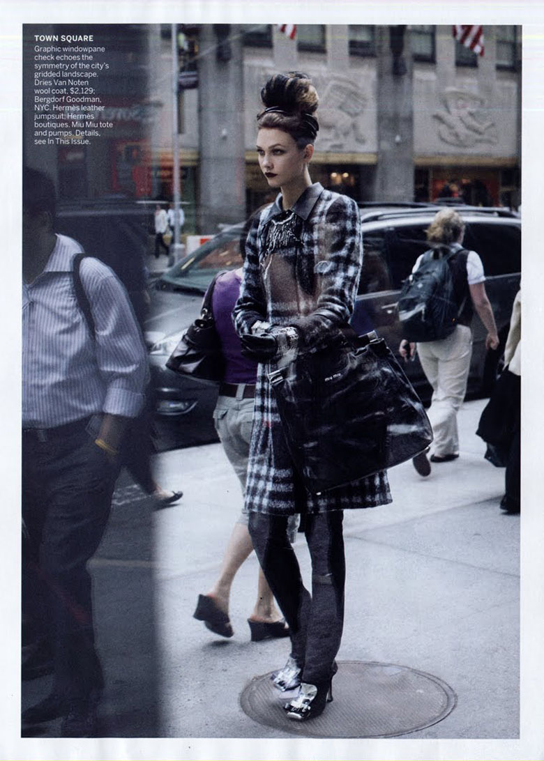 Karlie Kloss by Peter Lindbergh for Vogue US September 2010