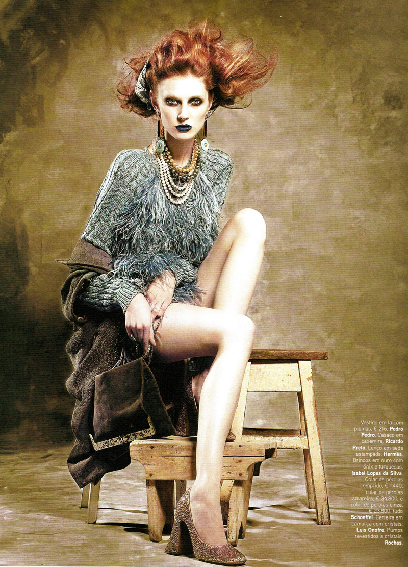 Olga Sherer for Vogue Portugal September 2010 by Bojana Tatarska ...