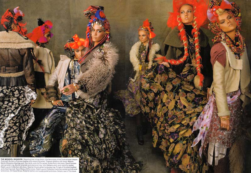 We Are the World by Steven Meisel for Vogue US September 2010