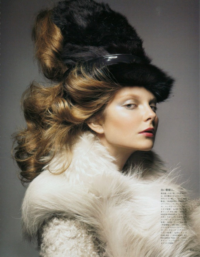 Eniko Mihalik by Raymond Meier for Vogue Nippon November 2010